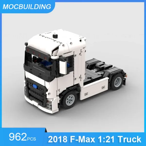 MOC Building Blocks 1:21 Scale Truck Model - Image 11