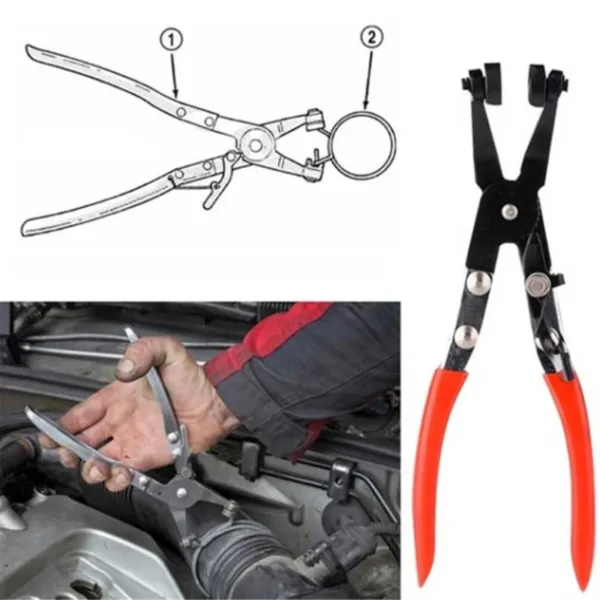 Hose Clamp Pliers for Automotive Hose Removal