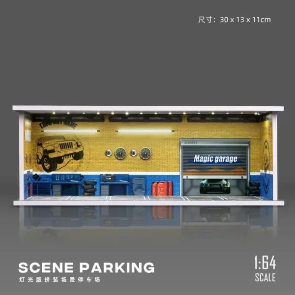 1/64 Scale Alloy Parking Garage Model Display - Image 9