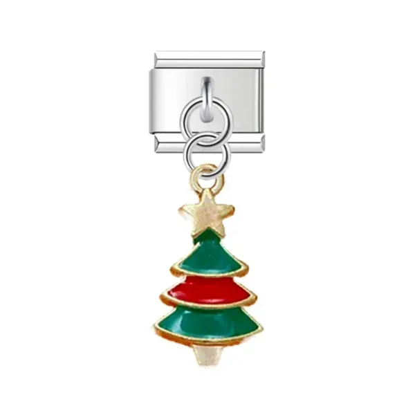 Christmas Tree Charm Links for Bracelets - Image 7