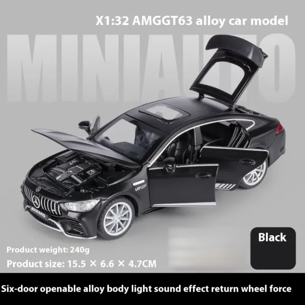 1:32 Mercedes Benz AMG GT63 Diecast Model - Image 12