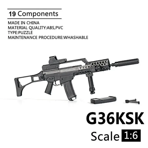 1/6 Scale AK47 Toy Gun Model Assembly - Image 8