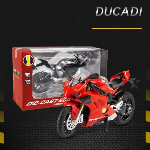 1:12 Ducati Panigale V4S Alloy Model Motorcycle - Image 6