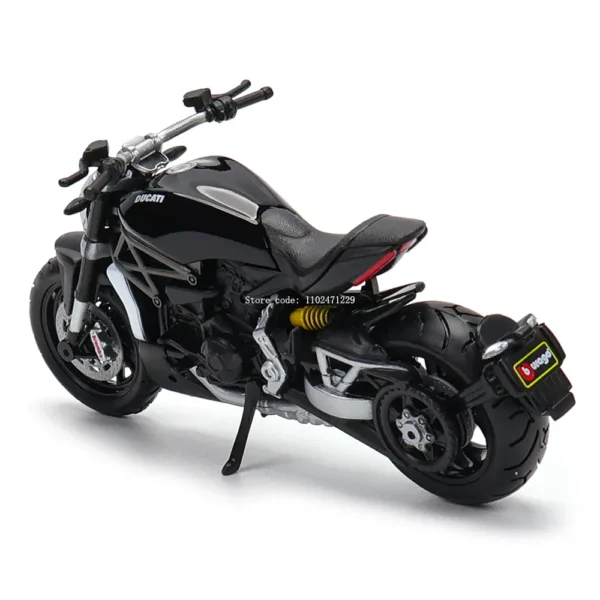 Bburago 1:18 Ducati X Diavel S Motorcycle Model - Image 4