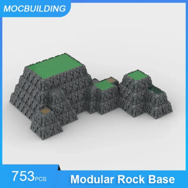 MOC Building Blocks Modular Rock Set 1119PCS - Image 4