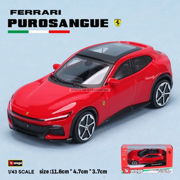 Bburago 1:43 Ferrari Diecast Car Model - Image 29