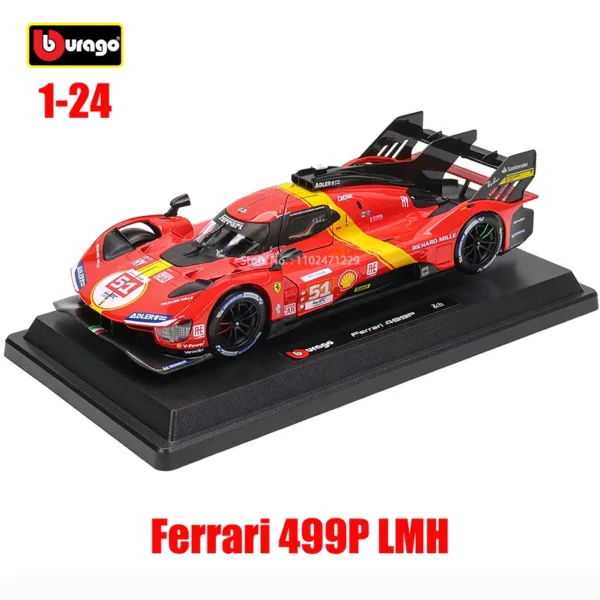 Bburago 1:24 Ferrari Diecast Model Car - Image 2