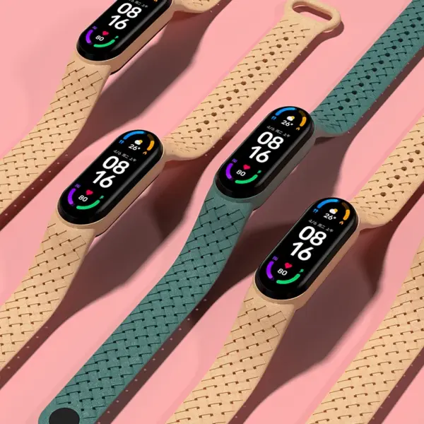 Silicone Wristband for Xiaomi Mi Band 6 7 - Image 4