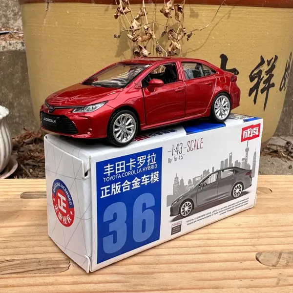 1:43 Toyota Corolla Diecast Alloy Car Model - Image 6