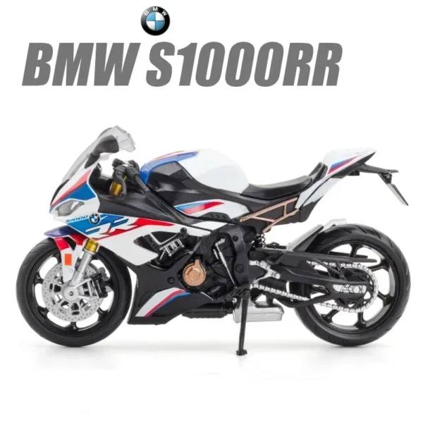 1:12 Scale BMW S1000RR Motorcycle Model Toy - Image 7