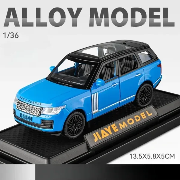 1:36 Land Rover Range Rover Diecast Model Car - Image 10