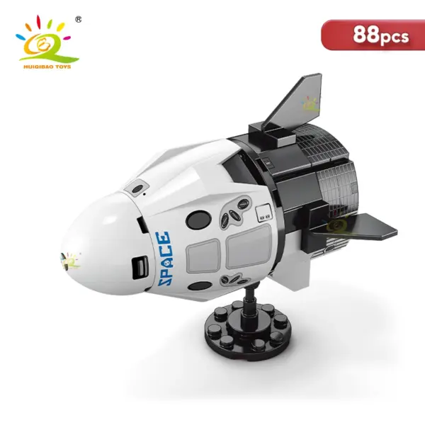 HUIQIBAO Mini Space Rocket Model Building Set - Image 13