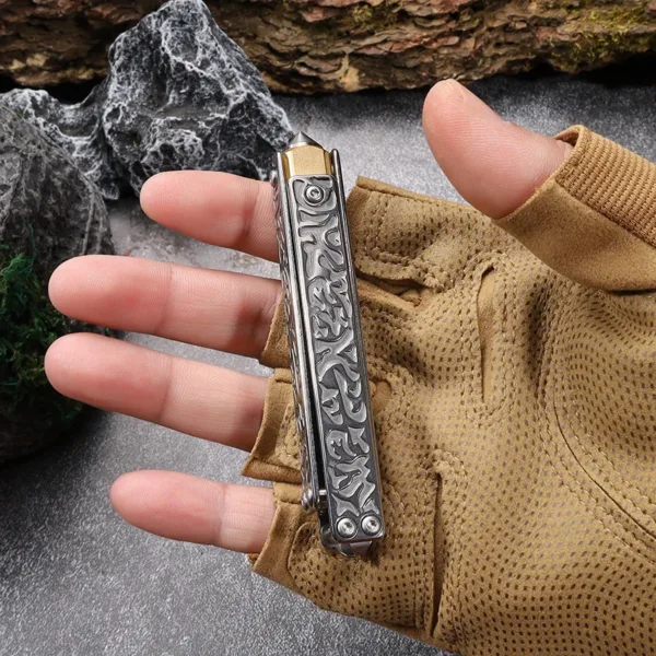 Stainless Steel Multi-function Folding Utility Knife - Image 4