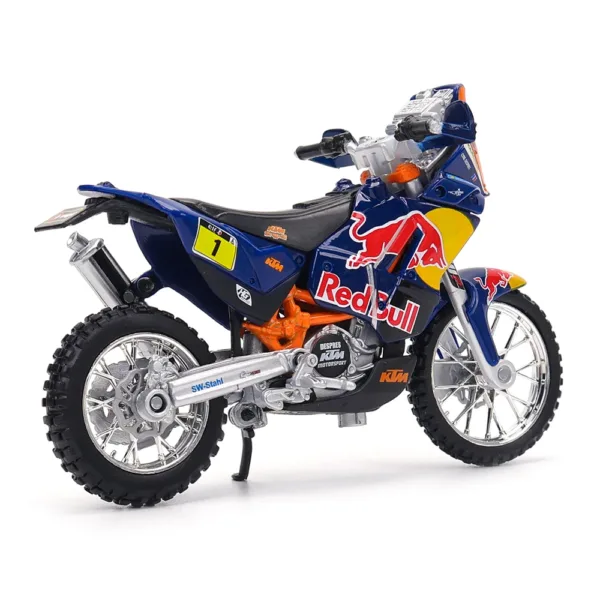 Bburago 1:18 Red Bull KTM Motorcycle Model - Image 5