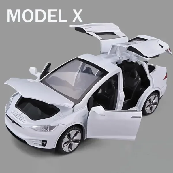 1:32 Tesla Model X, 3, S Diecast Car Set - Image 18