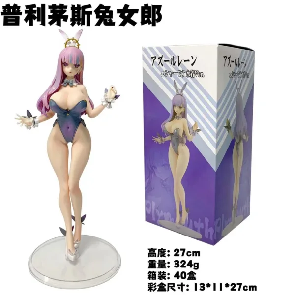 27CM Anime Plymouth Bunny Girl Figurine - Image 7