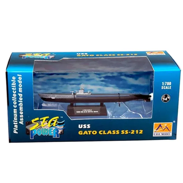 1/700 USS Gato Class Submarine Model Ship - Image 8