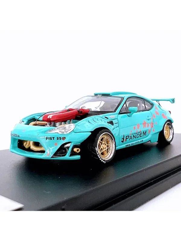 1:64 Scale Cherry Blue GT86 Supercar Model - Image 7