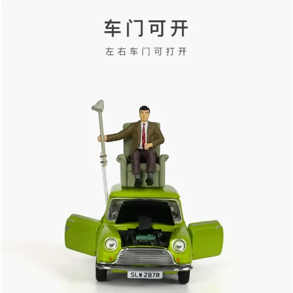 1:64 Mini Cooper Diecast Car with Figure Set - Image 5