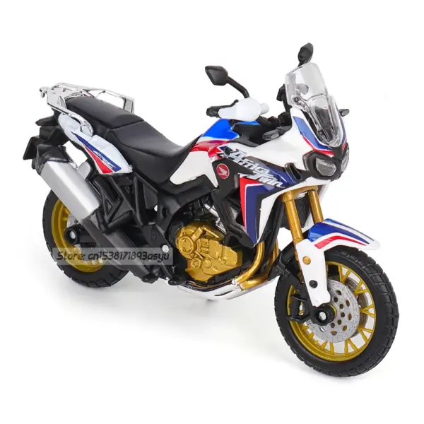 Maisto 1:18 Honda Africa Twin Diecast Model - Image 4