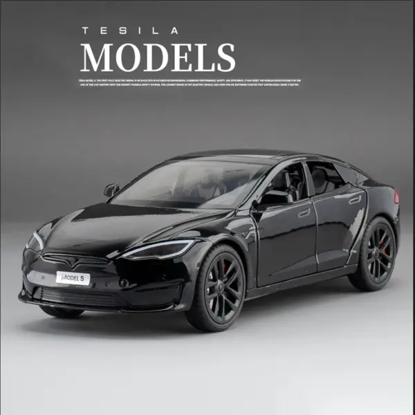 1:24 Alloy Model X Model 3 Model Y Car - Image 9