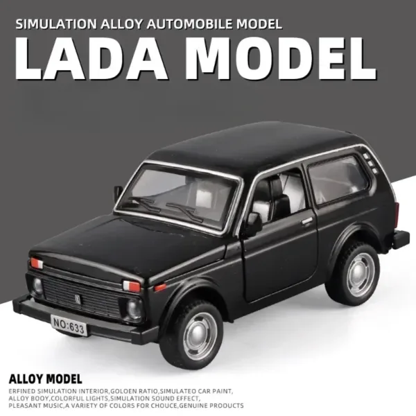 1:32 Lada Jeep Diecast Toy Model Vehicle - Image 2