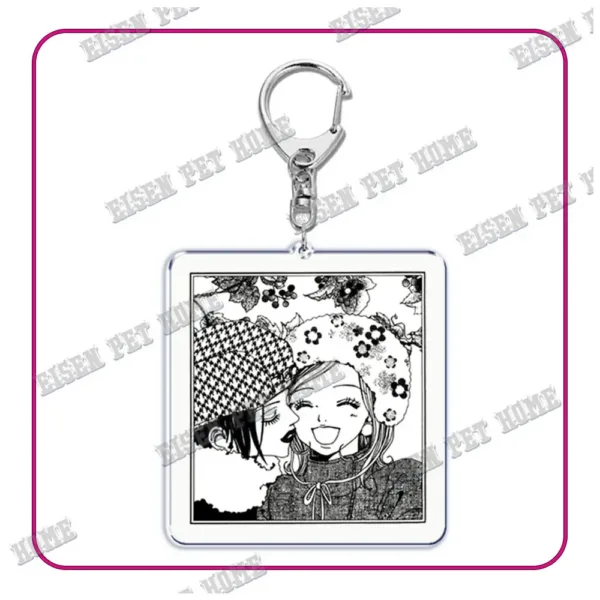 Nana Anime Keychain with Black Stones Pendant - Image 32