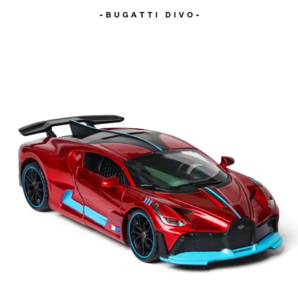 1:32 Alloy Bugatti Divo Diecast Toy Car - Image 9