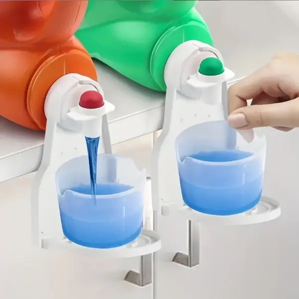 2 PCS White Plastic Organizer Soap Dish Holders - Image 4