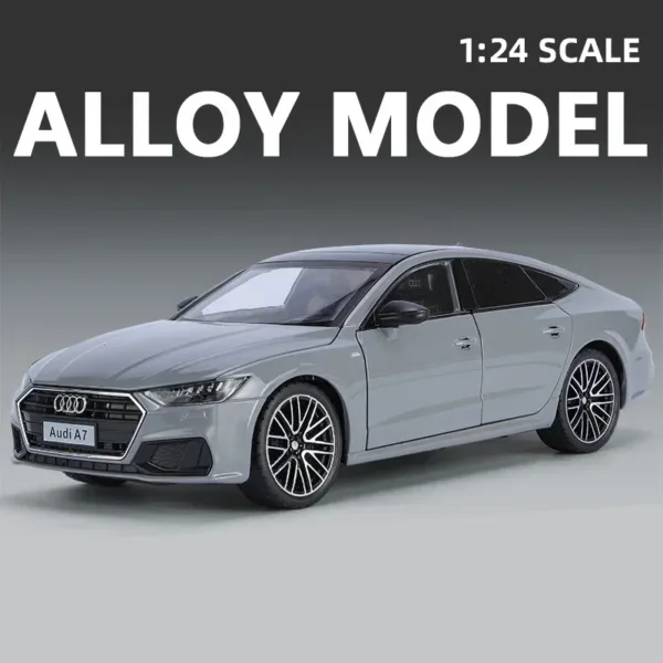 1:24 Audi A7 Diecast Model Car with Lights - Image 13