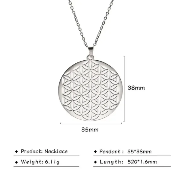 Flower of Life Pendant Necklace for Women - Image 9