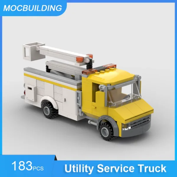 MOC Building Blocks Utility Truck Set 183PCS