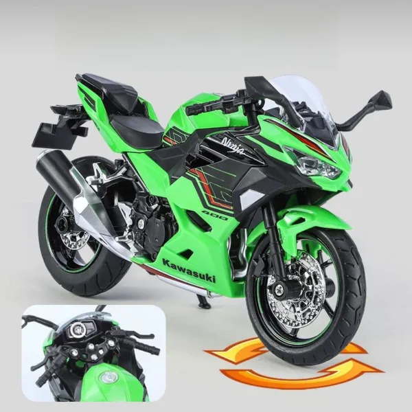 KAWASAKI Ninja 400 Diecast Motorcycle Model - Image 4