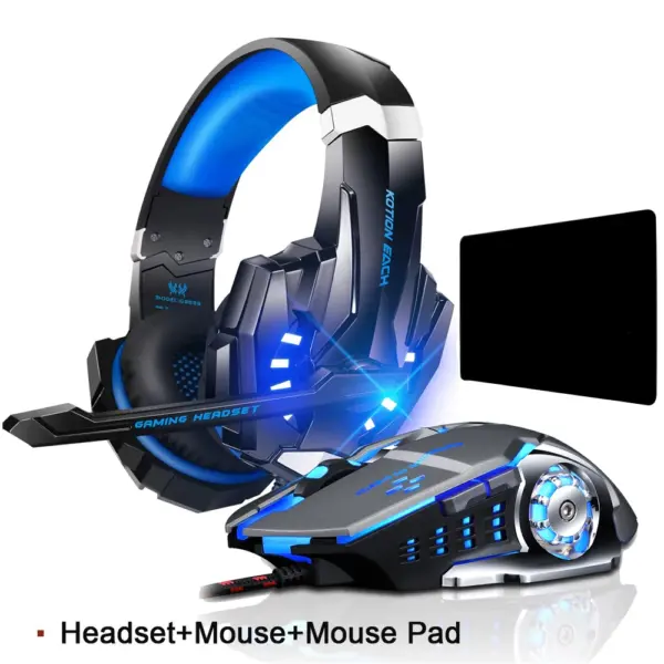 Kotion EACH G9000 Gaming Headset with Mouse Pad