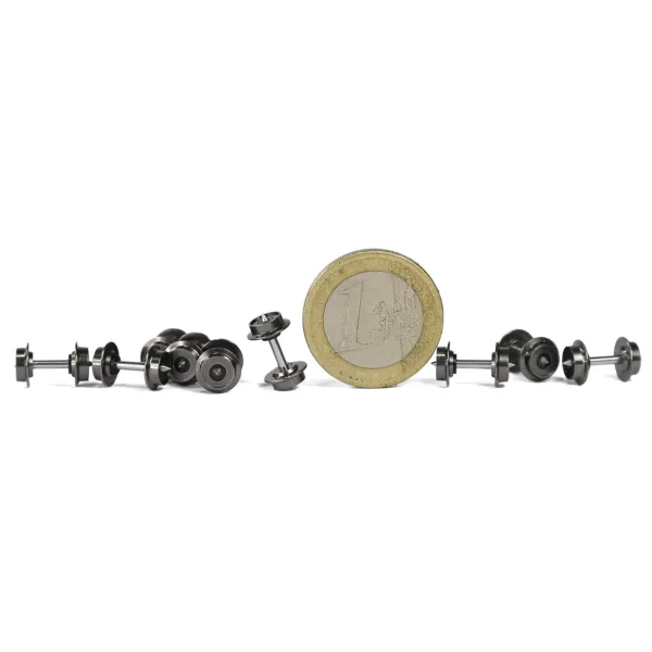 24pcs N Scale Metal Wheelsets for Trix - Image 4