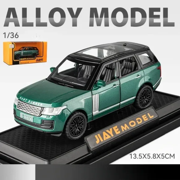 1:36 Land Rover Range Rover Diecast Model Car - Image 7