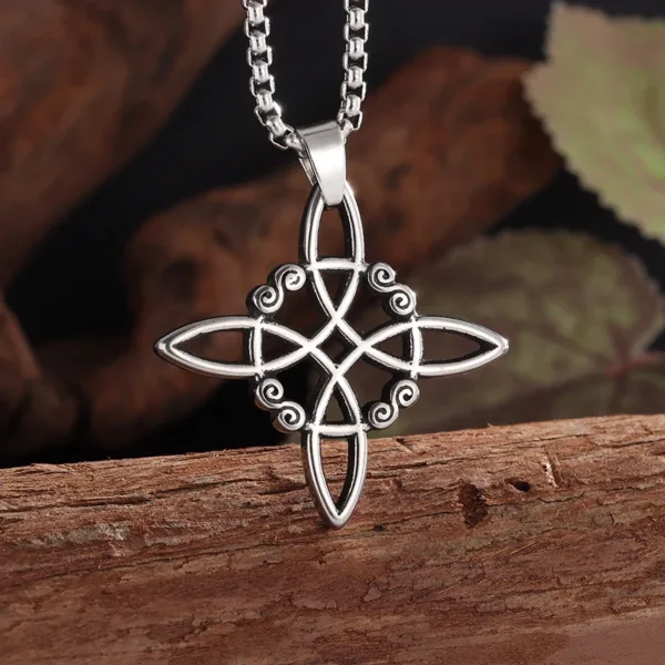 Celtic Protection Knot Pendant Necklace