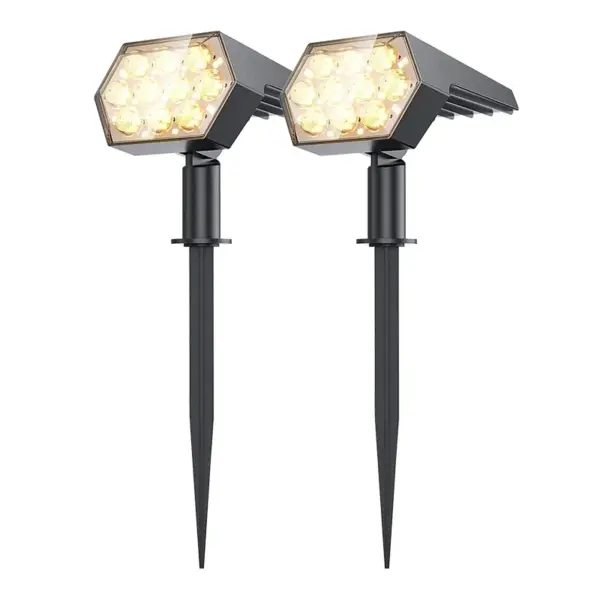 92 LED Waterproof Solar Spot Lights Outdoor - Image 9