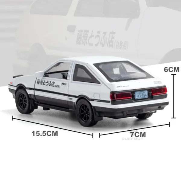 1/32 AE86 Diecast Alloy Car Model Toy - Image 6