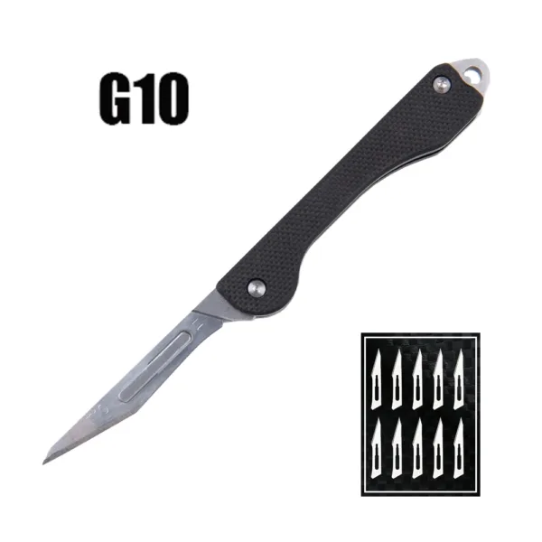 Titanium Alloy Folding Knife with 10 Blades - Image 16