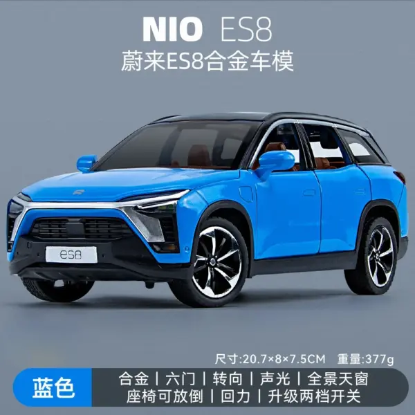 1:24 NIO ES8 Diecast Metal Model Car - Image 10