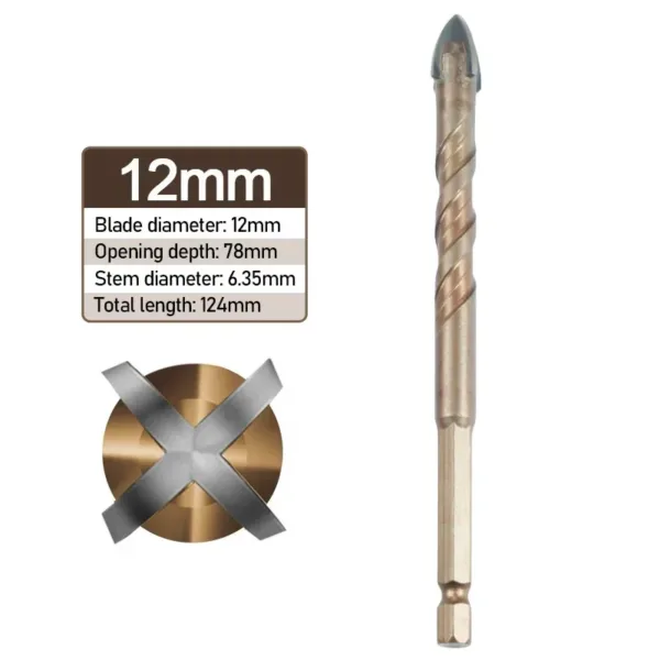 Carbide Tile Drill Bit Set 3-12mm - Image 7