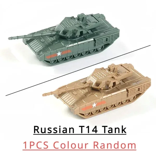 1:144 WWII Plastic Tank Model Set of 4 - Image 16