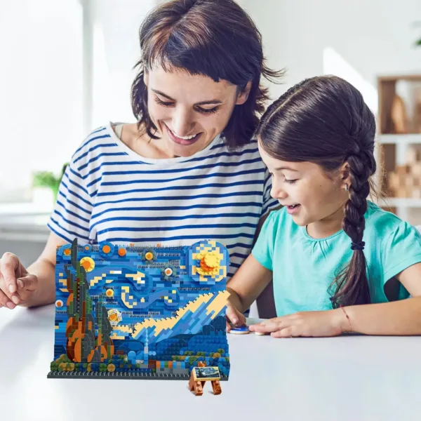 Van Gogh Starry Night Building Kit - Image 3