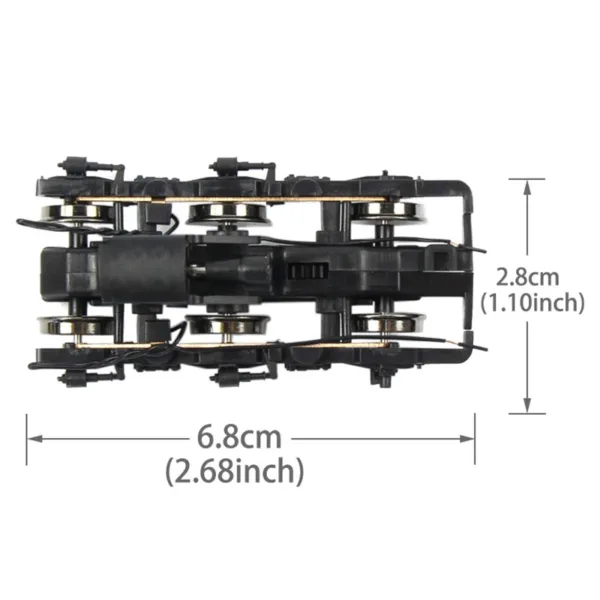 HO Scale 1:87 Electric Train Bogie Chassis - Image 6