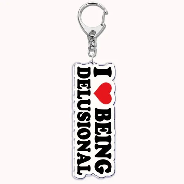 Silver Keychain with Heartfelt Letter Design - Image 5