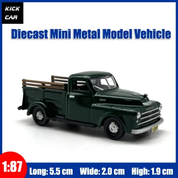 1:87 Diecast Stepside Pickup Model Car - Image 8