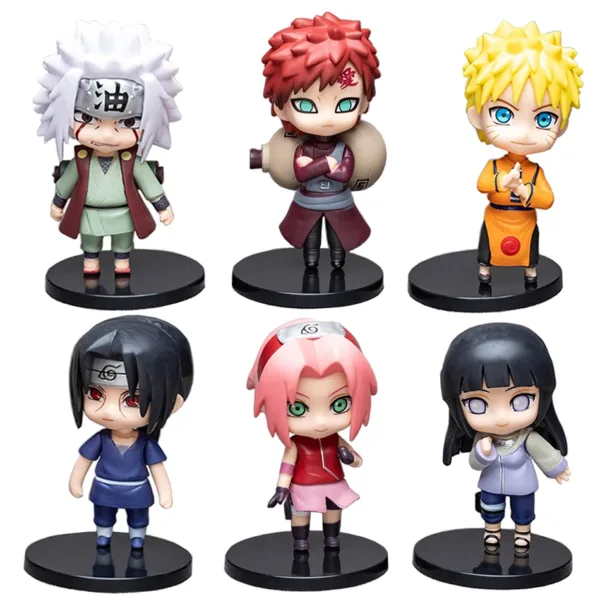 Naruto Anime Figures PVC Dolls Set of 6 - Image 5