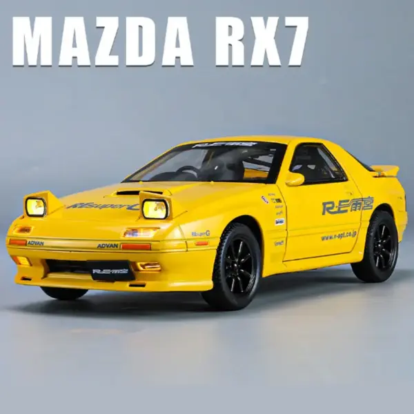 1:24 Mazda RX7 Alloy Diecast Car Model - Image 7