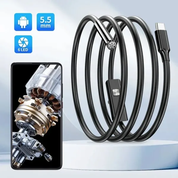 USB Endoscope for Type C OTG Android Phones